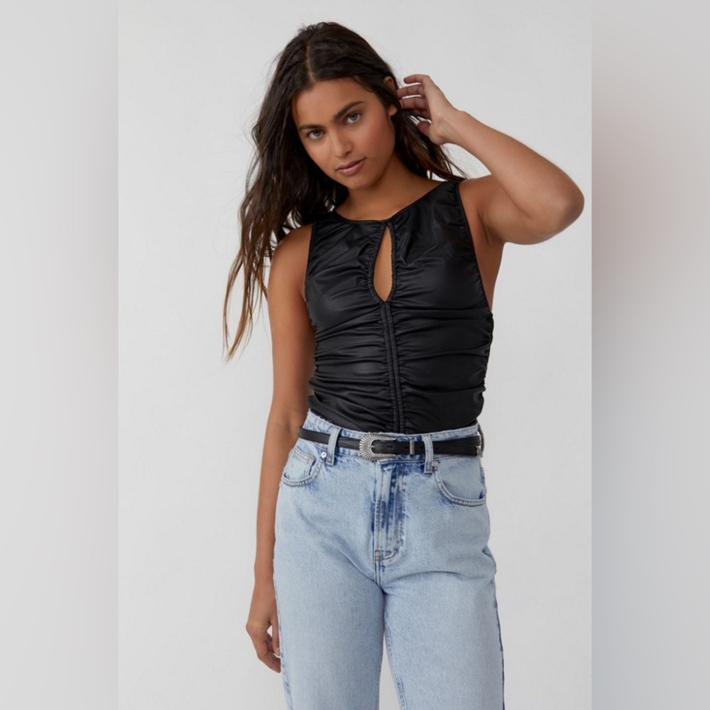 Free People Ride Along Top in Black - Size XS